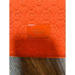 Michael Kors  Orange Monogram Tablet Ipad Zip Around Sleeve Pouch Case Neoprene Photo 2