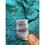 Habitat Clothes to Live In Women Crinkle Top Size Medium Buttons Stretch Artsy Photo 10