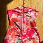 Tiger Mist  Floral Dress in Pink and Red Photo 0