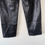 Pistola  Tammy High Rise Trouser in Slate Black Faux Leather Womens 27 Photo 9