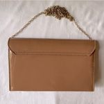 Steve Madden  Elegant BWorldly Camel Evening Bag Clutch with Gold Chain Photo 4