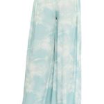 Olivaceous Tie Dye Wide Leg Pants Blue White Size Small NWT Photo 1