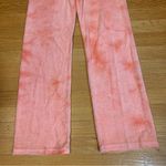 Juicy Couture  Gela Pam Velour Citrus Cooler Terry Fashion Pants Coral Women's 12 Photo 1