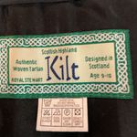 Stewart Royal Scottish Kilt Red Tartan Wrap Skirt Buckle Waist Size 9 Photo 9