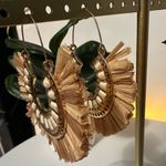 Western/Boho Fashion Earrings Tan Photo 1