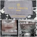 LILLY e VIOLETTA Black Floral Lace Rhinestone Embellished Jacket 38 Size Small Photo 11