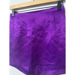 ZARA  Purple Satin Effect Mini Skirt Size Small Photo 1