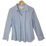 Tommy Hilfiger  Blue & White Pinstripe Button-Down Dress Shirt, XL Photo 0