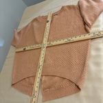 New York Company Jeans Sweater NYCO Soho Lace up Black 3/4 Sleeve Small Pink Photo 8