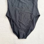 La Blanca  Classic Square Neck Black Bathing Swimsuit Low Back Skinny Strap 14 Photo 12