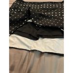 Nike  womens Skort Sz S Black Gray Polka Dots Pull On Photo 5