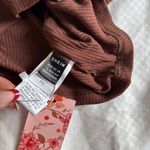 SheIn ୨୧ ・゚✧ Twist Front Ribbed Knit Tube Top NWT Photo 3