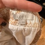 Loft  Cream and Tan Maxi Skirt Photo 1
