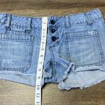 American Eagle Vintage 90s Y2K  Denim/Jean Low Rise Mini Shorts Women’s Size 6 Photo 2