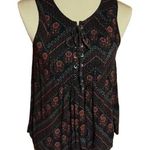American Eagle  BoHo lace up Chevron floral tank top Photo 0