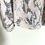 EXPRESS The Portofino Shirt Snake Skin Print Button Down Size Small Photo 6