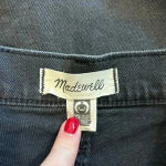 Madewell  The Girljean Adolpha Wash Black Ripped Knee Edition High Rise Size 26 Photo 6