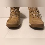 Timberland tan suede lace up boots genuine leather winter shoes women size 10 M Photo 3