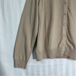 Studio Works Beige Button Front Cardigan Sweater Women’s Size Large Photo 3