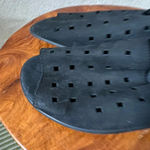 Sesto Meucci  Evonne Black Nubuck Shoe Leather Open Toe Slip On Size 12 Photo 4