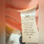 Everly  Flutter Sleeveless Round Neck Tie Back Silky size Small- Orange Photo 8