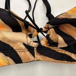 Savage X Fenty Tiger Multi-Strap Printed Swimsuit Bikini Top Size US 0-2 Photo 1