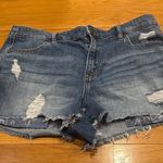 Aerie  women’s distressed jeans shorts large . Photo 0