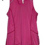 Lucy Activewear Womens Tank Top Jersey Size Small Pink Striped Athleisure Photo 0