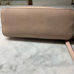 Michael Kors  Pale Pink Leather Domed Satchel Handbag Crossbody Gold Chain Photo 3