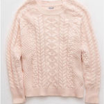 Aerie  Oversized Cable Knit Sweater Photo 0
