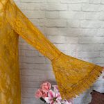 Polly & Esther Golden Lace Kimono Photo 2