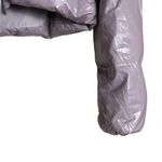 Unreal Fur Fractals Frosted Lilac Purple Cropped Puffer Jacket Size Small Photo 8