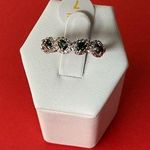 Bomb Party RBP6571 “Simple Kindness” LG Emerald Fire Opal Rhodium Sz 7 Ring NWT Photo 0