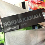 Norma Kamali  Women’s Side Stripe Job Pants Floral Size XS/29 NWT Photo 8