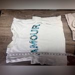 Anthropologie By  “Amour” Muscle Sweatshirt and plain tan top‎ size Xs Photo 4