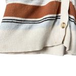 Abercrombie & Fitch Striped Cardigan Grandpacore Sweater Brown Cream Blue, M Photo 6