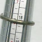 Bomb Party Ring Size 8 ‘Charmed by you’ Genuine Aqua Quartz/Rhodium Silver Photo 2