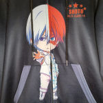 Shoto zip up anime hoodie Black Size L Photo 1