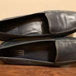 Nordstrom Womens Leather Slip On Flats Loafers in navy blue Size 9.5 N Photo 6