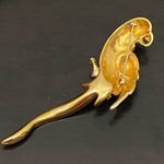 Vintage Unsigned Enamel Parrot Bird Brooch NOS Red Photo 10