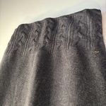 Lacoste Gray Textured Merino Wool Sweater Mini Dress - size 36 (Small) Photo 1