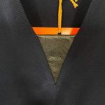 Ramy Brook NEW w tags  Kate Silk V-neck Top Leather Insert, Size Small, MSRP $345 Photo 2