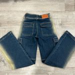 Princess Polly  Cargo Blue Denim Straight Leg Jeans Size 0 Photo 2