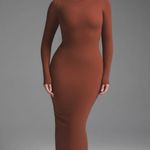 SKIMS NWT  Fits Everybody Crew Neck Long Sleeve Dress XS Photo 0