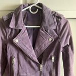 BLANK NYC  purple 100% leather jacket Photo 7
