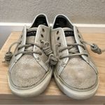 Sperry  Seacoast Silver White Metallic Low Top Sneaker 7.5 Photo 4