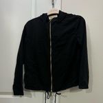 Michael Kors Michael Black Drawstring Windbreaker Jacket Size XS Photo 0