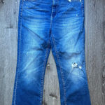 Pistola  High Rise Straight Leg Jeans Raw Hem Cropped Women’s Size 27 Photo 0