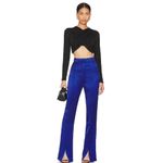 Lovers + Friends YASMEEN TROUSER PANT Size Medium Royal Blue $248 Photo 2