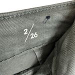 Liverpool Kylie Cropped Cargo Mid Rise Zipper Lower Leg Skinny Jeans Size 2 26 Green Photo 10